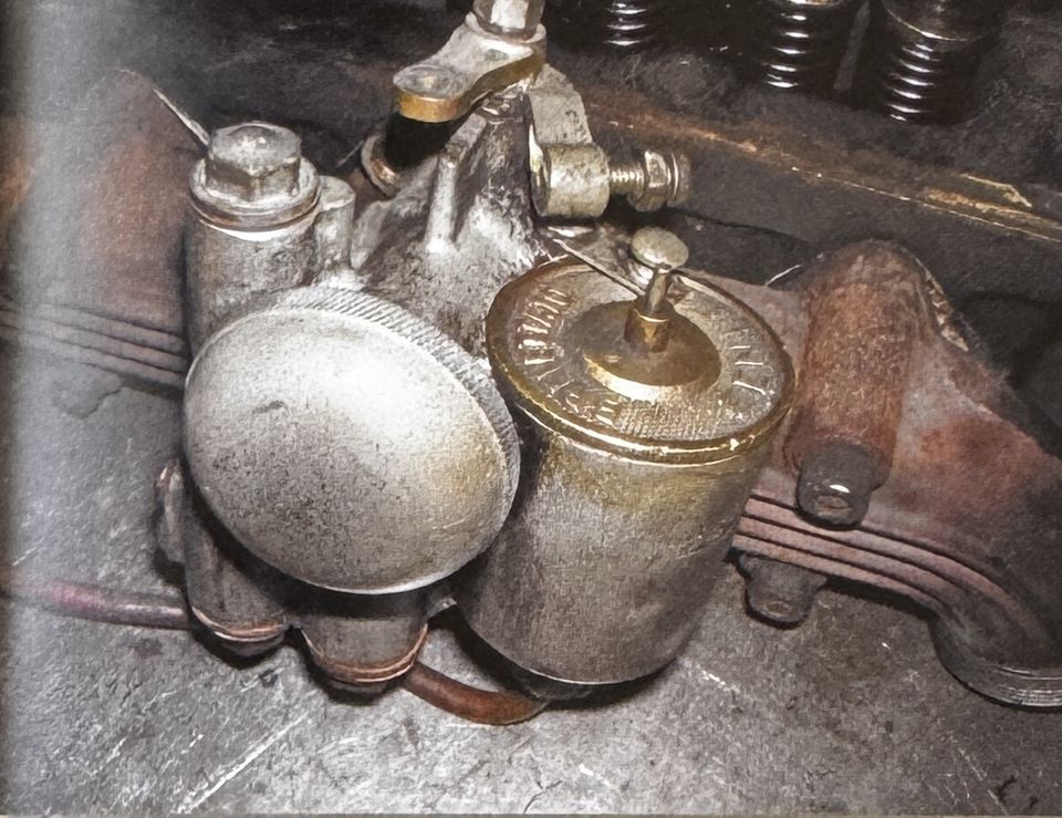 Bianchi S4 – the carburettor before cleaning