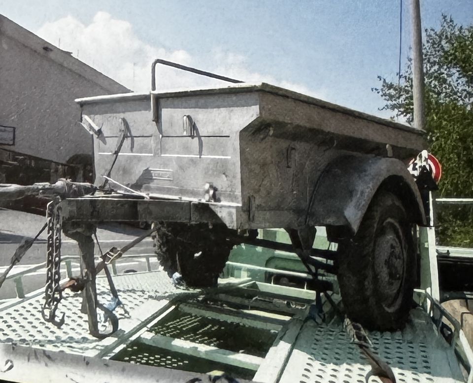 Carrellino militare AR 59 – l'arrivo sul pianale del carro attrezzi