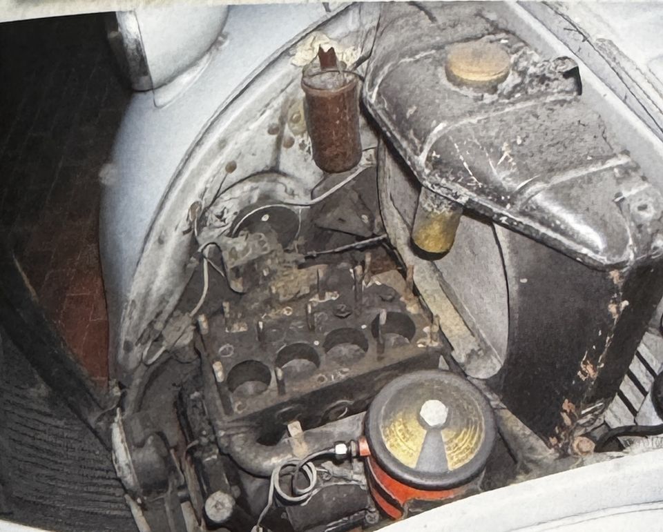 Fiat 500 A Topolino – il motore prima del restauro