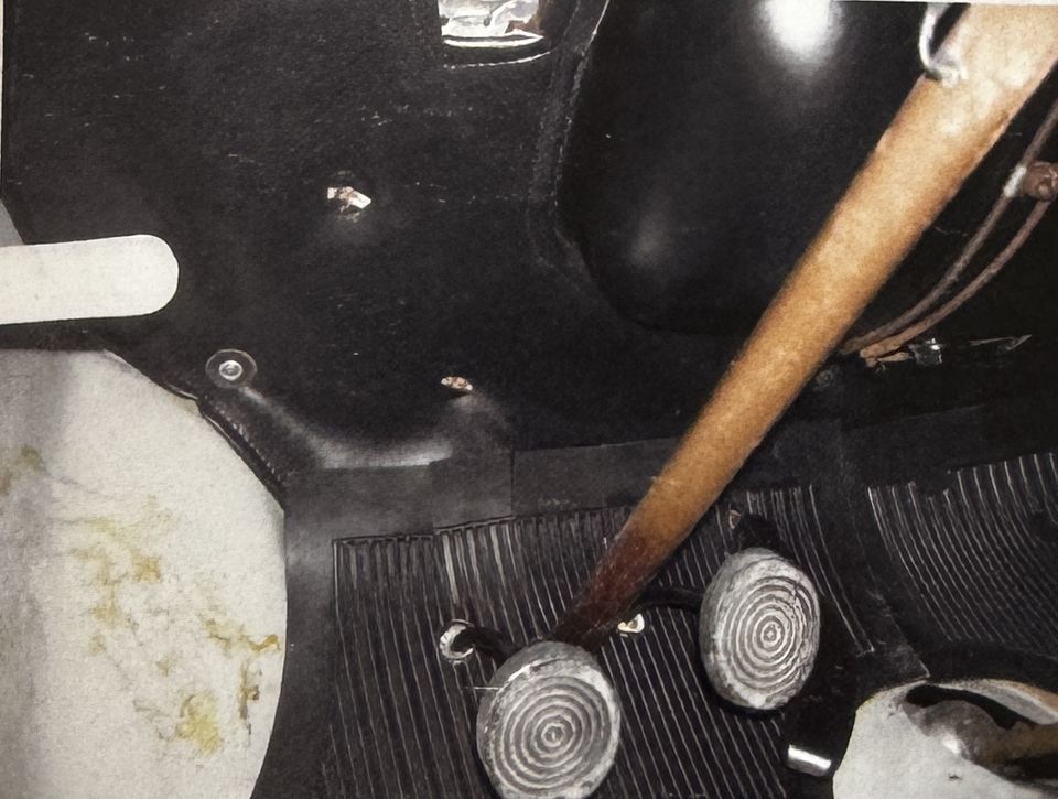 Fiat 500 C Topolino – pedali e tappeto in gomma