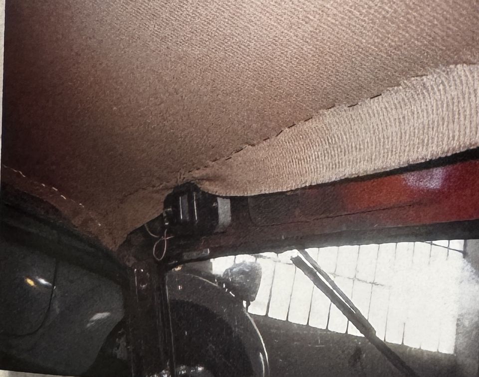 Fiat 508 Balilla 4 marce – il panno del cielo fissato sopra il parabrezza