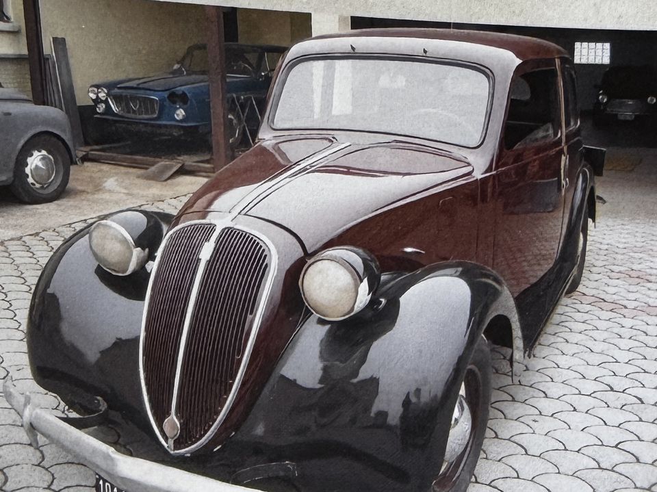 Fiat 508 C Balilla 1100 – la calandre en cœur, avant la restauration