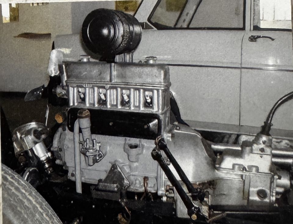 Fiat 508 C Balilla 1100 – le moteur 1100 nettoyé et monté sur le châssis