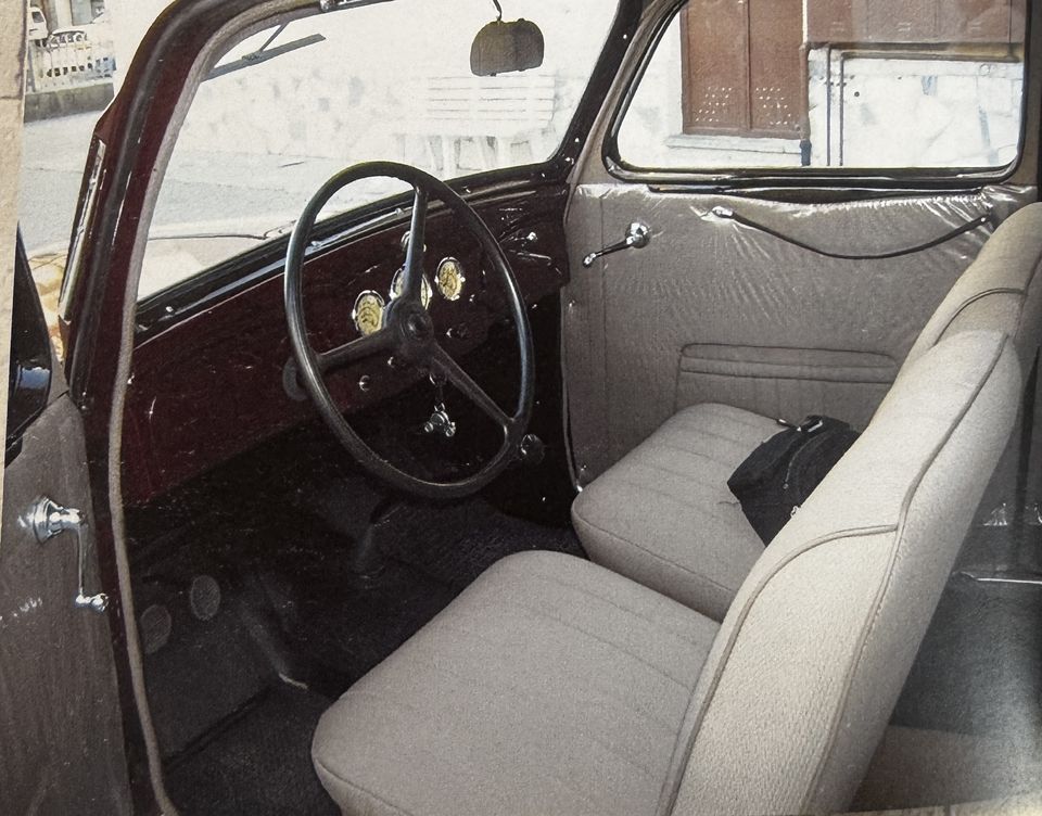 Fiat 508 C Balilla 1100 – le poste de conduite, restauration terminée