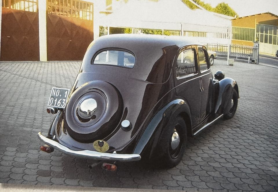 Fiat 508 C Balilla 1100 – l'arrière après la restauration