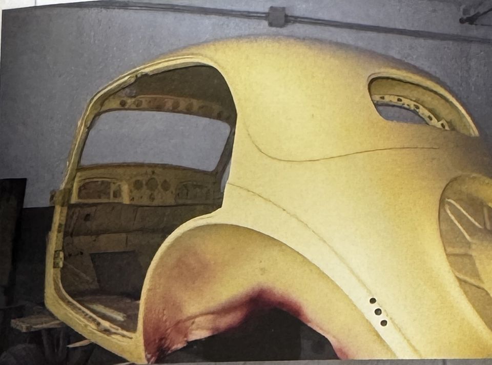 Fiat 508 C Balilla 1100 – la caisse en apprêt, prête pour la peinture