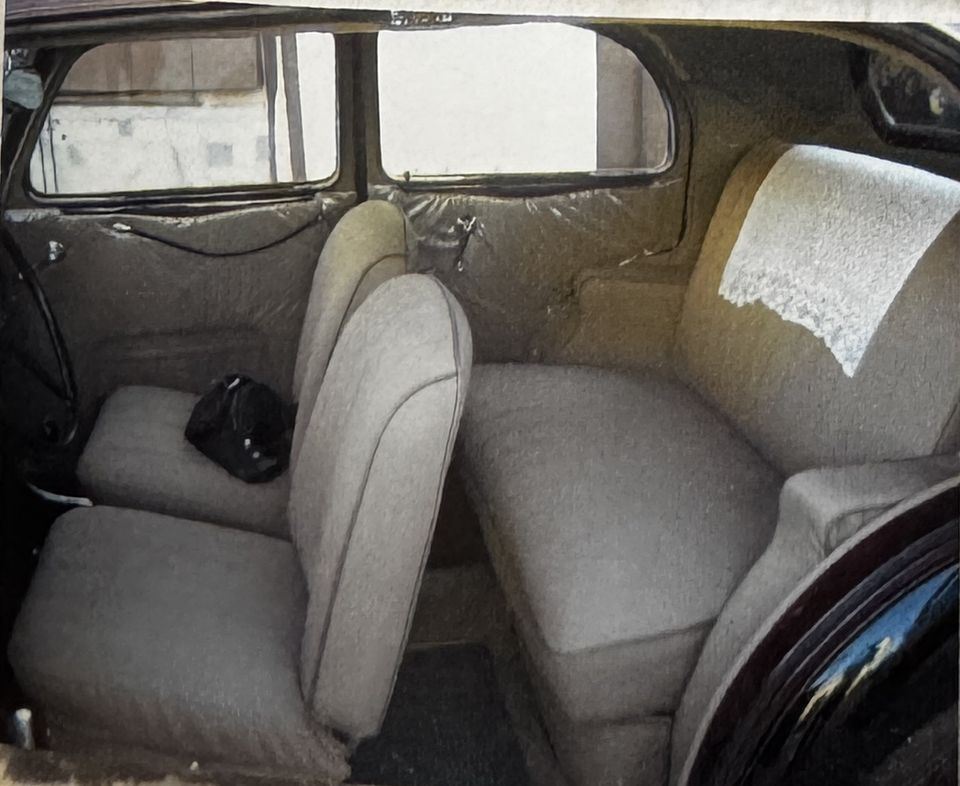 Fiat 508 C Balilla 1100 – les sièges en drap gris clair