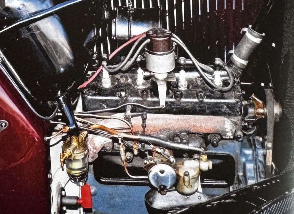 Fiat 514 berlina – der Motor nach der Restaurierung