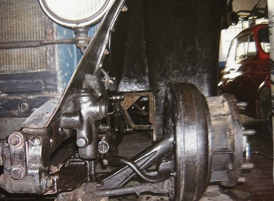 Fiat 621 autocarro – train avant, direction et tambour de frein