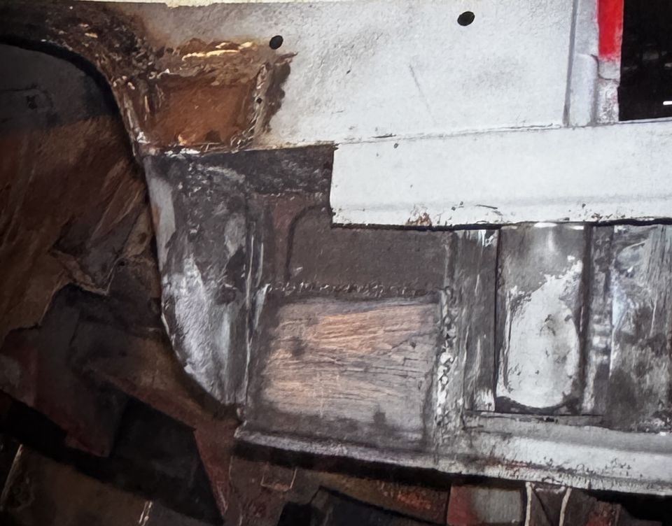 Fiat 900 E – die Seitenwand mit neuem Blech