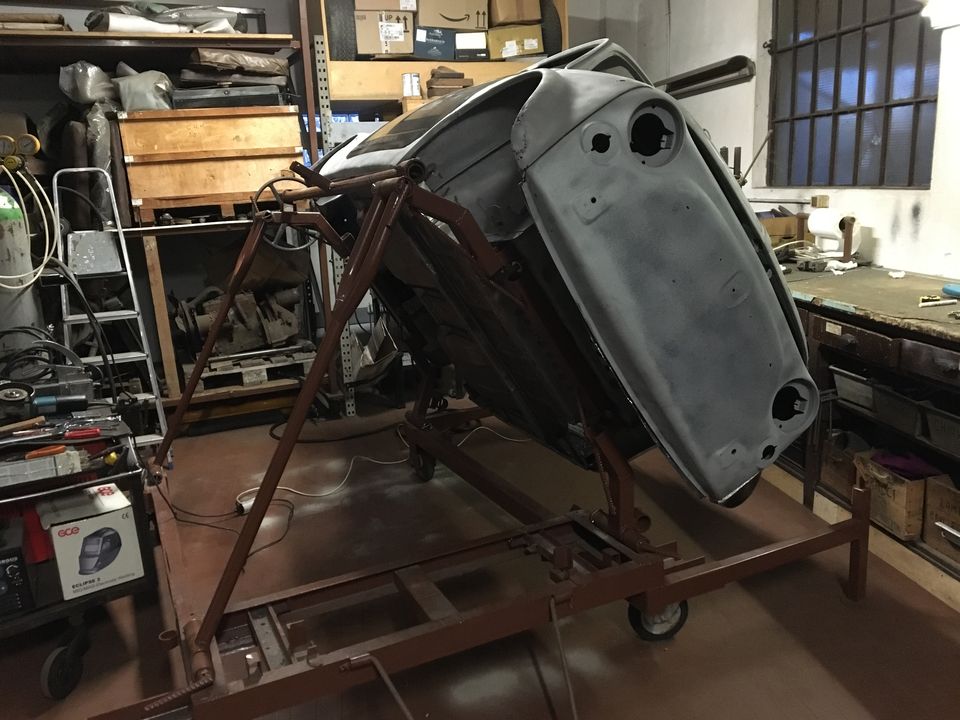 Metalwork – shell on the bench